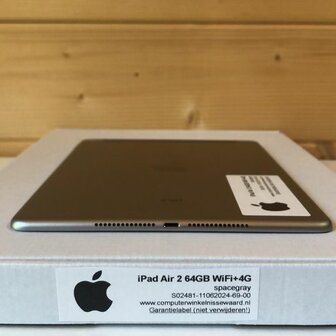 ipad air 2 64gb zwart