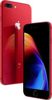 Apple iPhone 8 64GB + nieuwe accu (100%) rood simlockvrij + garantie
