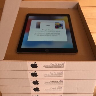 Apple iPad 9.7&quot; Air 2 16/32/64/128GB (OS 15+) WiFi (4G) + garantie