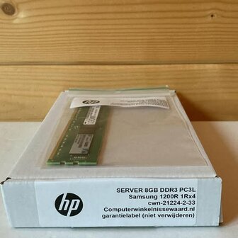 HP server geheugen 8GB DDR3 PC3L 1200R DIMM (Samsung)