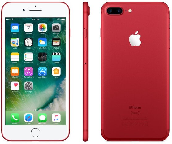Apple iPhone 7 plus 128GB 5.5" wifi+4g simlockvrij red edition + garantie