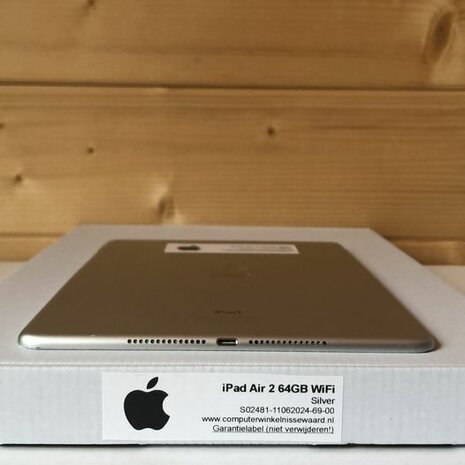 apple ipad air 2 64gb zilver