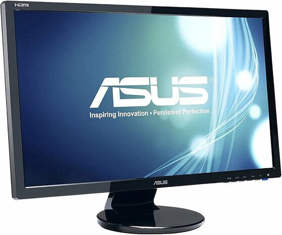 (kleine schade) kras in scherm Asus monitor VE247 24 inch 1920x1080 Full HD + garantie