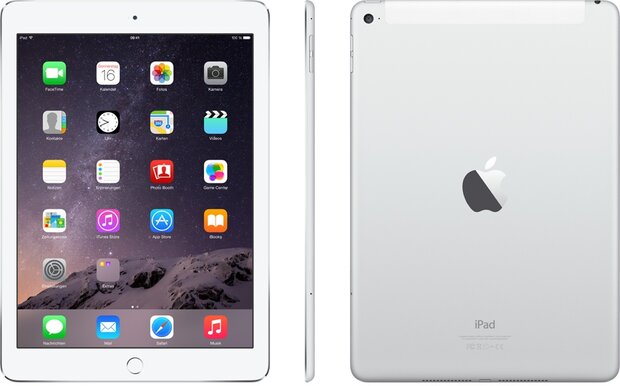 nieuwstaat Apple iPad 9.7" Air 2 16GB WiFi (4G) wit zilver + 12 maanden garantie