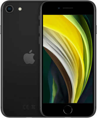 Apple iPhone SE 2020 128GB zwart 4.7" + garantie