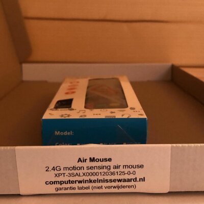 Nieuwsbrief actie Air mouse USB op=op