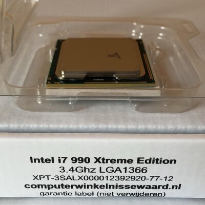Intel processor i7 990X 3.46hz 12MB socket 1366 (130W)