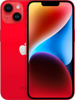 Apple iPhone 14 rood 128GB (e-SIM) + Garantie