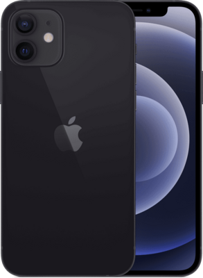 Apple iPhone 12 256GB zwart 6.1" + garantie