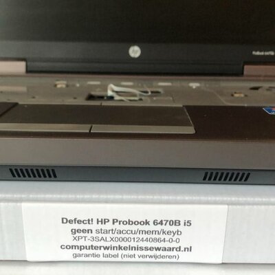 Beeldscherm HP probook 6470b i5-3210M (laptop neemt geen stroom aan)