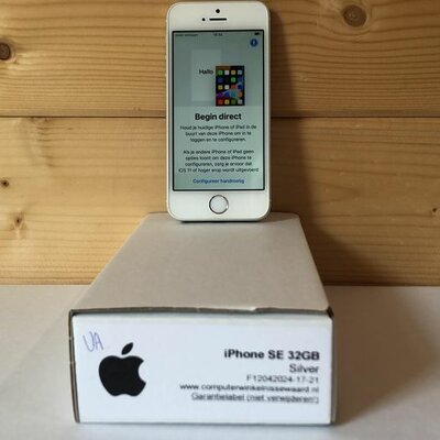 Apple iPhone SE 32GB simlockvrij zilver + Garantie