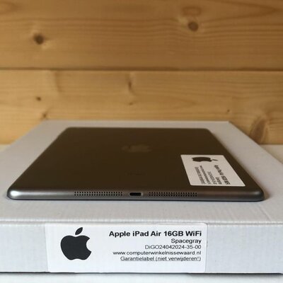 Apple iPad Air 9.7" 16GB zwart WiFi (4G) + garantie