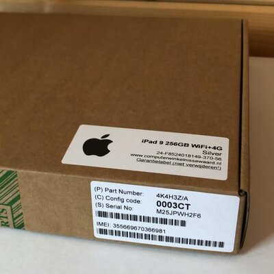 Apple iPad 9 silver (6-core 2,65Ghz) 256GB 10.2" (2160x1620) WiFi (4G) + garantie