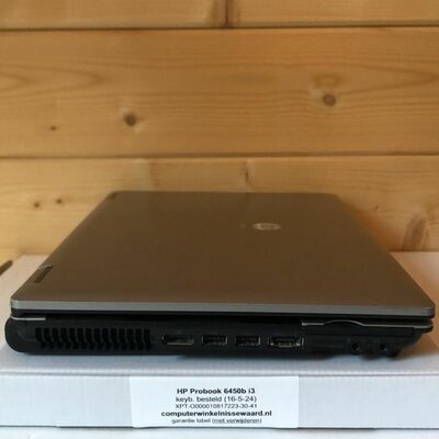Windows XP, 7 of 10 Pro laptop ProBook 6450b i5-520M (2.4Ghz) 4/8GB hdd/ssd 14 inch + Garantie