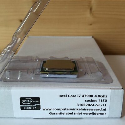 Intel processor i7 4790K 8MB 4.0Ghz socket 1150