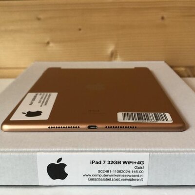 Apple iPad 7 zwart 32GB 10.2" WiFi (4G) + garantie