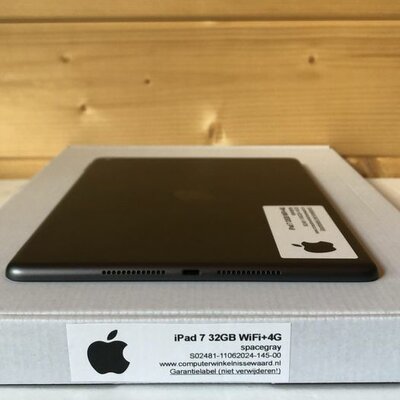 Apple iPad 7 zwart 32GB 10.2" WiFi (4G) + garantie