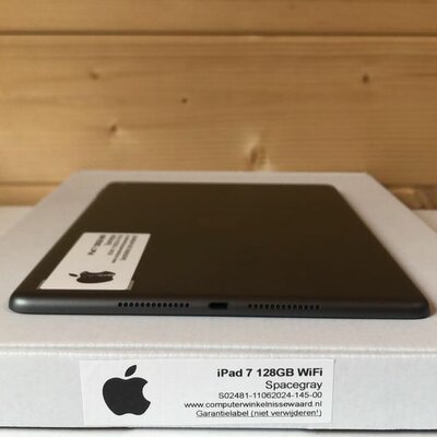 Apple iPad 7 10.2" 128GB zwart WiFi (4G) + garantie
