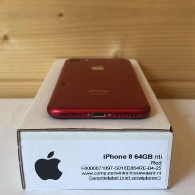 Apple iPhone 8 64GB rood (IOS 16+) simlockvrij + garantie