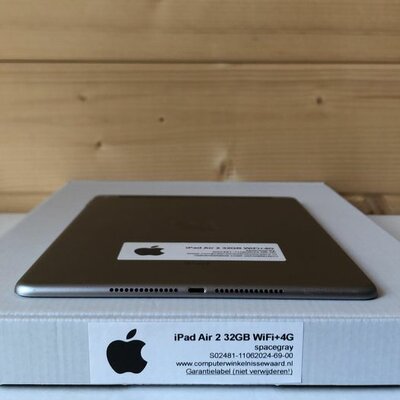 Apple iPad 9.7" Air 2 16/32/64/128GB (OS 15+) WiFi (4G) + garantie