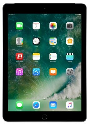 nieuwstaat Apple iPad 6 zwart 32GB 9.7" WiFi (4G) + 12 maanden garantie