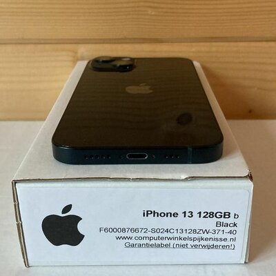 Apple iPhone 13 zwart 128GB 6,1" + Garantie