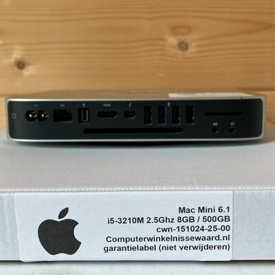 Apple Mac Mini 6,1 i5-3210M 8GB 500GB hdd wifi + garantie