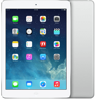 nieuwstaat Apple iPad Air 128GB wit zilver WiFi (4G) + 12 maanden garantie